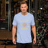 C & Win Sports C & Win Sports Maple Leaf Unisex T-Shirt Heather Blue / S - C & Win Sports